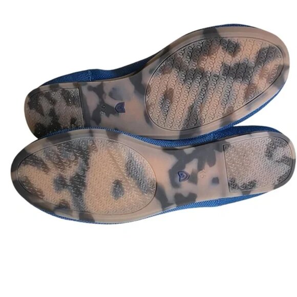 ROTHY’S super comfy The Flat in Deep Ocean Women’s Size 9.5 with inserts EUC - Picture 15 of 15